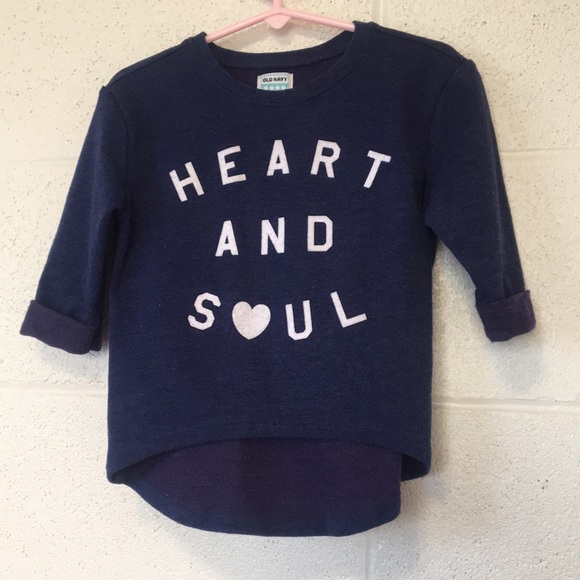Old Navy Other - Heart & Soul Sweatshirt Top